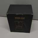 Moka Induction Stovetop Espresso Maker With Pressure valve, Crystal Glass-top & Stainless Steel Esprosso Moka Pot, 240ml Classic Italian Coffee Maker