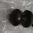 Kwikset Hancock Entry Door Knob with Lock and Key, Secure Keyed Handle Exterior, Front Entrance and Bedroom, Venetian Bronze, Pick Resistant SmartKey Rekey Security and Microban (Keyed Entry)