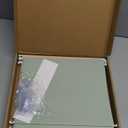 SUNEE 25 Count Hanging File Folders, Pastel Colors, Hanging File Folders Letter Size, Hanging Folders with 1/5-cut Tabs, Designed for Bulky Files, Filing Cabinets, Medical Charts