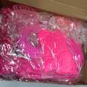 Hicarer 18 Pcs 80s Accessories for Women Girls Neon Retro Glow 1980s 90s Party Outfits New Year Costume Pink Fanny Pack Leg Warmer