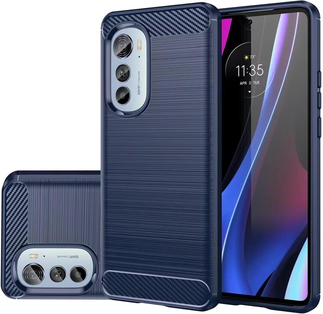 Case for Moto Edge 2022/Motorola Edge 2022 5G UW/Moto Edge Gen 3 XT2205-1 Case, Slim Thin Phone Case Soft Back Cases Shockproof Protective Cover for Motorola Moto Edge 2022 5G Blue