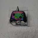 PDP Gaming REMATCH GLOW Enhanced Wired Controller: Licensed Xbox Series X|S Gamepad, Xbox One, Windows PC, Mappable Back Buttons, Audio Control, Customizable Companion App: Space Dust Glow in the Dark