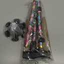 Walking Cane ATMTV Cane for Woman | Mobility & Daily Living Aids | 5-Level Height Adjustable Walking Stick | Comfortable Plastic T-Handle Portable Folding Cane with Replace Tip Purple Flower