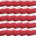 25 Ct of Roll-Up Blankets for Camping, Travel, Outdoors, Beach, Picnics Red Hook + Loop Closure for Easy Use in Cars & on Airplanes Customizable for Promotions & Events