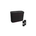 Car Trash Can With Lid, Car Trash Bin, Leakproof Vehicle Garbage Can With 30PCS Garbage Bags, Waterproof Auto Hanging Dustbin Storage Bag Container Accessories Fit SUV Office Home (Black-1PCS)