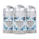 Crystal Mineral Deodorant Stick, Unscented 4.25 oz (Pack of 3)
