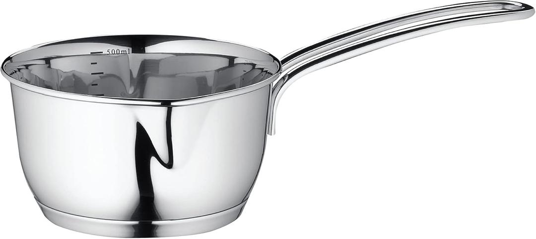 Kchenprofi Stainless Steel Saucepan with Clad Bottom, 16-Ounce,Silver