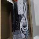 YITAHOME Vanity Desk Set with Large 35" LED Mirror and Lights, Makeup Table with 4 Drawers & Stool, 2 AC Outlets and 2 USB Ports, Adjustable Lighting, Modern Ample Storage Dressing Table, White