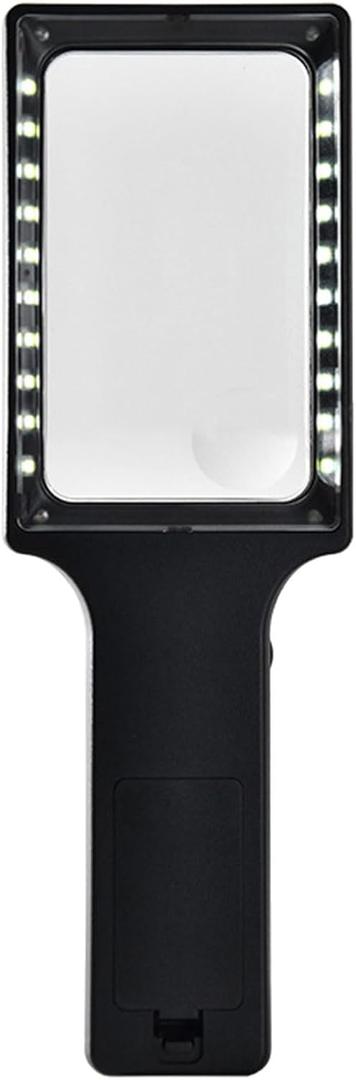 Magnifiers with Light Large Handheld Magnify Glass with Light 20 LED Magnify Glass for Senior Reading Inspection