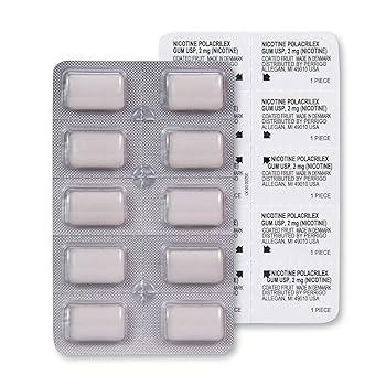 Good Sense Nicotine Polacrilex Uncoated Gum 2 mg, White Original, 10 Count