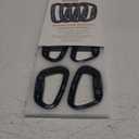 BEIFENG 25KN Auto Locking Carabiner - UIAA Certified Heavy Duty Climbing Carabiners for Rock Climbing, Camping, Rappelling, Hunting, Rescue Equipment - Professional Carabiner Clips (Black)