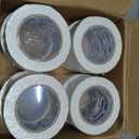 White Gaffer Tape 2 inch x 240 Yards Heavy Duty Gaffers Floor Tape Matte Finish Gaffe Gaffing Goon Pro Cloth Tape for Film Schools, Broadcasting Classes, Box-Sealing,Non-Reflective, Easy to Rip