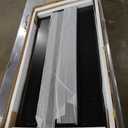 Large Black Fluted 3 Drawer Dresser Set of 2, Chest of Drawers with Ball Bearing Slide Modern 30 inch Tall Wood Nightstand with Spacious Storage for Bedroom Hallway Living Room Entryway