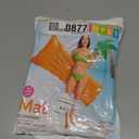 Set of 2 Intex MAT Relax-a-mat Float Water Swim Pool Lake Raft Tube Flotation (Color - Orange, Blue)