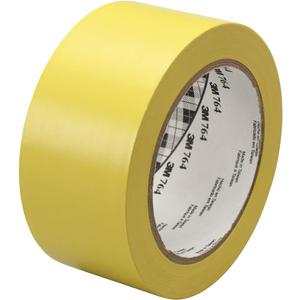 3M 764 Vinyl Tape 5.0 Mil 2-inch x 36 yds Yellow 24/Case (T967764Y)