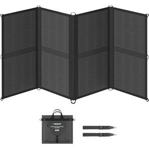 Renogy 200W Portable Solar Panel Blanket, 25% High Efficiency N-Type Foldable Solar Charger for Power Station, Lightweight 8-Fold Space Save, USB-A Type-C Output, For Camping, RV, Pickup Truck, Marine