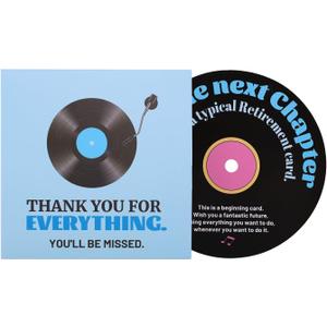 6 x Retirement Card for Men Women, Special Funny Retirement Gift Next Chapter Signing Card Going Away Enjoy the New Chapter Unique Farewell Gift for Coworkers Teachers Friends Boss Dad Mom