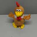 Hopearl Talking Chicken Repeats What You Say Walking Chick Electric Interactive Animated Toy Speaking Plush Buddy Gifts for Toddlers Thanksgiving Day, 9''
