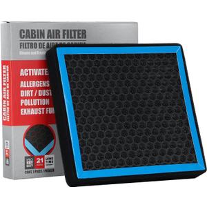 CF11182 Cabin Air Filter with Nutshell Activated Carbon Compatible with Honda Civic CR-V CRV, CR-Z CRZ, Fit, HR-V HRV, Insight, Odyssey, Acura RDX, TLX INTEGRA MDX 2016 2017 2018 2019 2020 2021 22 23 24.