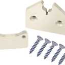 Heavy Duty Nylon Construction Sun Visor Repair Kit (Beige) Compatible with Dodge RAM 1500 Trucks 2019 2020 2021 2022 2023 2024 (2set)