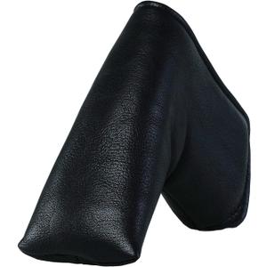 Golf Club Covers  Blackout Leather Driver Headcover, Fairway Wood, 3 Wood, Hybrid, Fits Mallet Blade Putter Head Covers Alignment Stick Cover