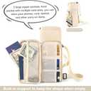 CONTAIL 2 in 1 Water Bottle Carrier Bag for 30/40 oz Tumbler with Handle/no Handle, Bottle Pouch Holder with Adjustable Shoulder Strap, Multifunction Accessories Pocket & Carabiner