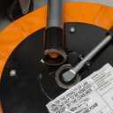 Pro-Lift PL9300H Pneumatic Chair with 300 lbs Capacity Black/Orange