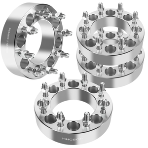 8x6.5 to 8x170 2 inch Wheel Spacers 126.15mm Bore for 1980-1998 Ford F250 F350, 1992-2007 E250 E350 Econoline, 9/16"-18 Studs 8 Lugs Wheel Adapters fits 1995-2010 Dodge Ram 2500 3500, Set of 4