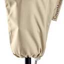 Covermates Tiki Torch Cover  Weather Resistant Polyester, Adjustable Drawcord, Grill and Heating, 7W x 10H, Khaki