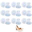 High Heel Protectors,7 Pairs Clear Heel Stoppers for Grass,Heel Replacement Tips for Wedding Mates Bridesmaid,Heel Caps,Heel Protectors for High Heels