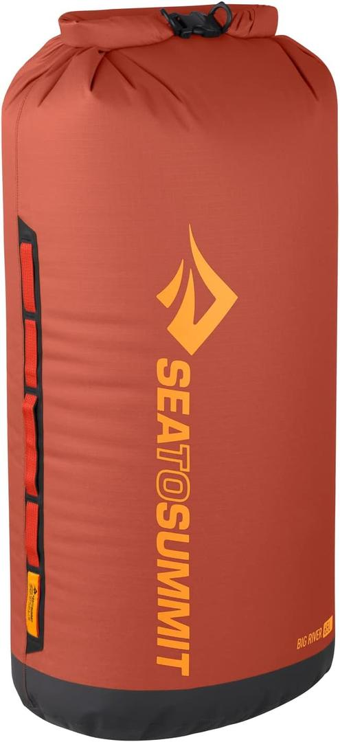 Sea to Summit Big River Dry Bag, Heavy-Duty Storage, 65 Liter, Picante Red, One Size