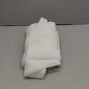 White Pinch Pleated Curtains for Living Room Bedroom Meeting Room Window Curtains Faux Linen Semi Sheer Drapes Light Filtering with Hooks Traverse Rods 1 Panel 52x108 Inches Long