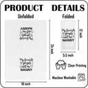 3 x Nanny Gifts Kitchen Towels, Nanny Gifts for Grandma Dish Towels Tea Towels for Kitchen, Nanny Grandma Gifts from Grandkids, Gifts for Nanny Hand Towels for Bathroom Kitchen, 16x24 Inches