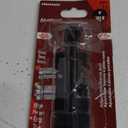 Adjustlock 4" Barrel Bolt, 2-Part Black Steel w Mounting Screws (854479)
