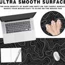 2 x Long Gaming Mouse Pad Extended Anime Large Desk Pad with Non-Slip Base Full Keyboard Mat with Stitched Edges for Gaming and Office 31.5 x 11.8 inches (Black Geometry)