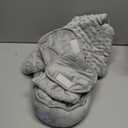 Baby Car Seat Head Support for Doona Stroller, Thickened Infant Carseat Head Support with 3 Strap Covers, Reversible Car Seat Insert for Newborn, Baby Car Seat Cushion with Filled Natural Cotton (Gray)