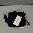 Neer 3 Pack Women's Underscrubs Long Sleeve Shirts Mock Turtleneck Slim Fit Scrub Top Basic Tee Undershirt for Nurse (Black, Light Gray, Navy Blue), Size Small