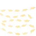 5 x Bonjour Fte Gold Gradution Hat Garland | Decorations for Graduation | Class of 2025 | Gold Foil Banner | Premium Party Supplies For Grad | Pack of 1, 7' Long