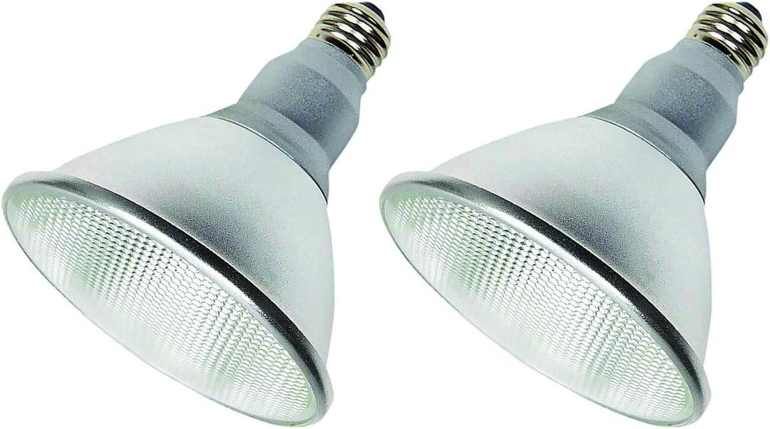 (Pack of 2) K21471 LED PAR38/FL 120V - 18 Watt High Output (100W Replacement) PAR38 Flood - 120 Volt - LED Light Bulbs Indoor & Outdoor Use 3000K (Soft White) (Pack of 2) K21471 LED PAR38/FL 120V - 18 Watt High Output (100W Replacement) PAR38 Flood - 120 Volt - LED Light Bulbs Indoor & Outdoor Use 3000K (Soft White)