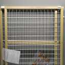 Toddleroo by North States - Extra-Wide Wire Mesh Wooden Baby Gate: Pressure Mounted Baby Gate for Doorways - Adjustable 29.5 to 50 Inches Wide - 31 Inches Tall