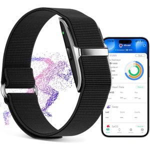 Smart Health Wristband, Wearable Activity & Fitness Tracker 24/7 Heart Rate Blood Oxygen Blood Pressure Temp Monitor Sleep Calorie Tracker 50+ Sport Modes Waterproof Health Tracker for Women Men