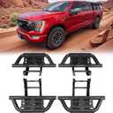 EZ Side Steps Running Boards Fit for 2015-2025 Ford F150 F-150 SuperCrew Cab 4-Doors & 2017-2025 Ford F250 F350 Super Duty Crew Cab