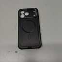 ESR for iPhone 17 Pro Max Case with Stash Stand, 7X Military-Grade Drop Protection with Camera Control, Shock-Absorbing Phone Rugged Cover, Compatible with MagSafe Accessories, Cyber Series, Black