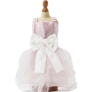 Dog Dress Wedding Outfits, Princess Lace Tutu Strappy Skirt for Female Puppy Small Medium Dogs Girl Cats Costume (Strappy Dress, X-Small)