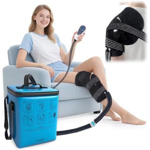 NEWGO Cold Therapy Machine with Programmable Timer & Quiet Pump – Lightweight Cold Pad for Knee/Shoulder After Replacement Surgery, Post-Op Swelling, Joint Pain, Arthritis, Sports Injuries