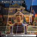 Pooqla Color Changing Christmas Net Lights, 9.8x6.6 ft 204 LED RGB Net Mesh Lights Outdoor with Remote, Bush Net Light Connectable Plug in for Xmas Tree, Gazebo, Garden, Indoor, Christmas Decorations