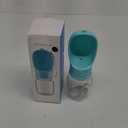 Kalimdor Dog Water Bottle, Leak Proof Portable Puppy Water Dispenser with Drinking Feeder for Pets Outdoor Walking, Hiking, Travel, Food Grade Plastic (12oz Blue)