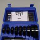 Orion Motor Tech Bearing Press Kit, 10pc Bearing Race and Seal Driver Set with Seal Driver and 9 Bearing Adapters, Seal Installer Bearing Driver Kit for Bearing Installation, with Blue Case