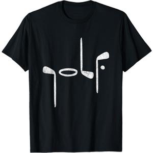 Golf Minimalist Logo Women Golf Fan Men Golfer T-Shirt, Size 104/4