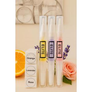 Elite Cuticle Oil Pen Trio (The Uplift Set  Lavender, Orange, Rose)  3 Pack Moisturizing Cuticle Oil Pens  Refreshing Nail Care Bundle (3ML Each)